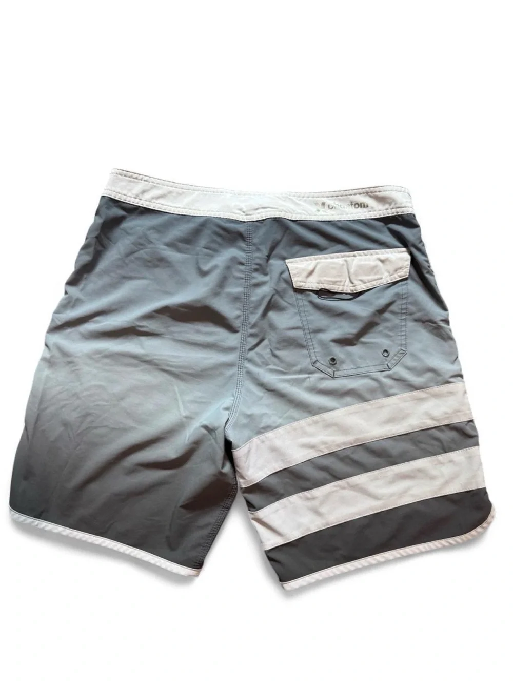 Hurley Men's Gray and White Board Shorts